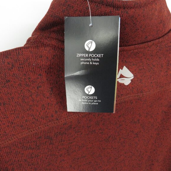 Ocean & Coast Men's Brickyard Red Full-Zip Jacket  LT NWT $79.50 - Picture 6 of 6